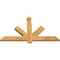 Ekena Millwork Kennewick Rough Sawn Timber Gable Bracket, Western Red Cedar, 48"W x 28"H x 2"D x 4"F, 14/12 Pitch GBW048X28X0204KEN00RWR - alternate 4